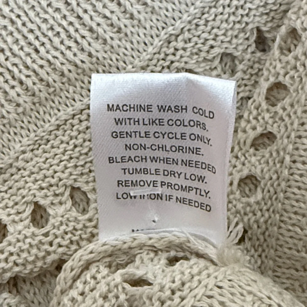 Sleeper Cha-Cha Vente Cream Crochet Lounge Beach Pants NWT Sz XL Ret $158 - Picture 7 of 7